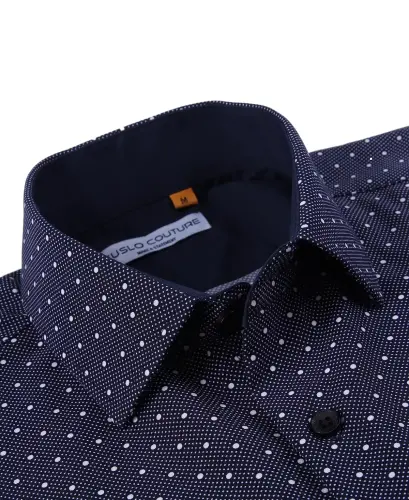 Men's Slim-Fit Geo-Print Performance Shirt-Flower Purple - 4