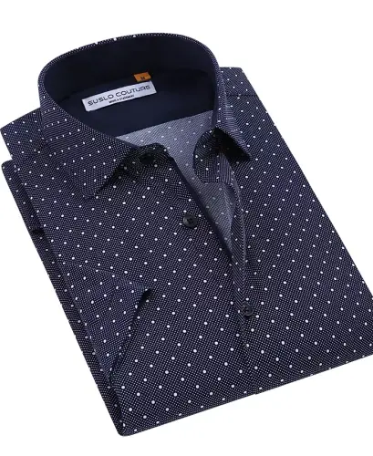 Men's Slim-Fit Geo-Print Performance Shirt-Flower Purple - 3