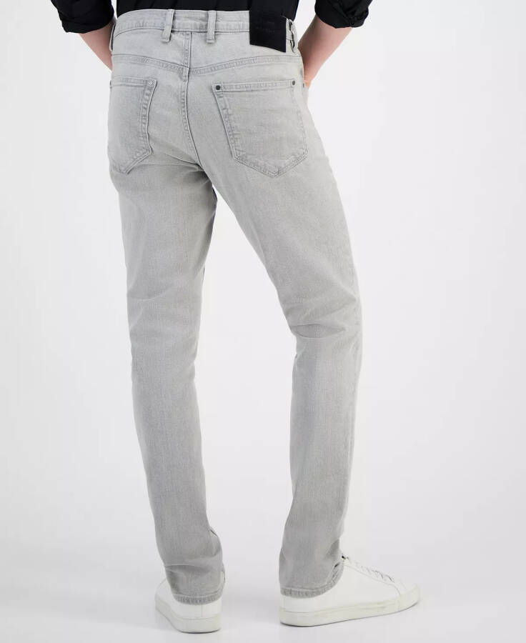 Men's Slim-Fit Grey Wash Jeans Aluminum - 2