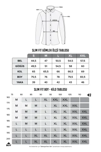 Men's Slim Fit Long Sleeve Denim Shirt with Double Pockets and Sport Collar in Anthracite Wash - 6