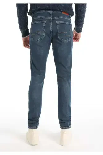 Men's slim fit, low rise, straight leg jean trousers. - COLIN’S (1)