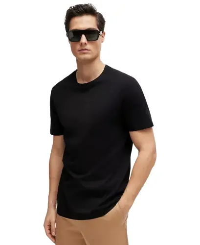 Men's Slim-Fit Mercerized-Cotton T-shirt - 1