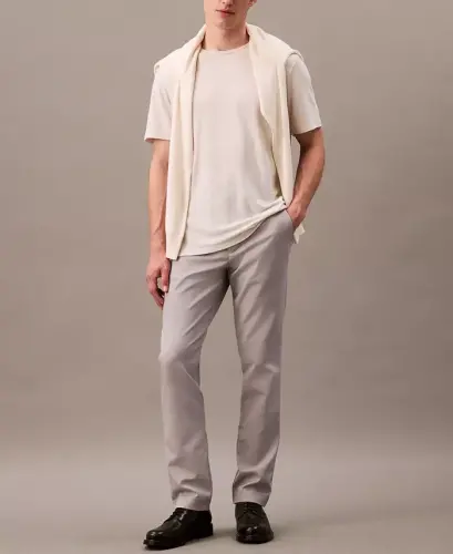 Men's Slim-Fit Modern Stretch Chino Pants - Alloy - 1