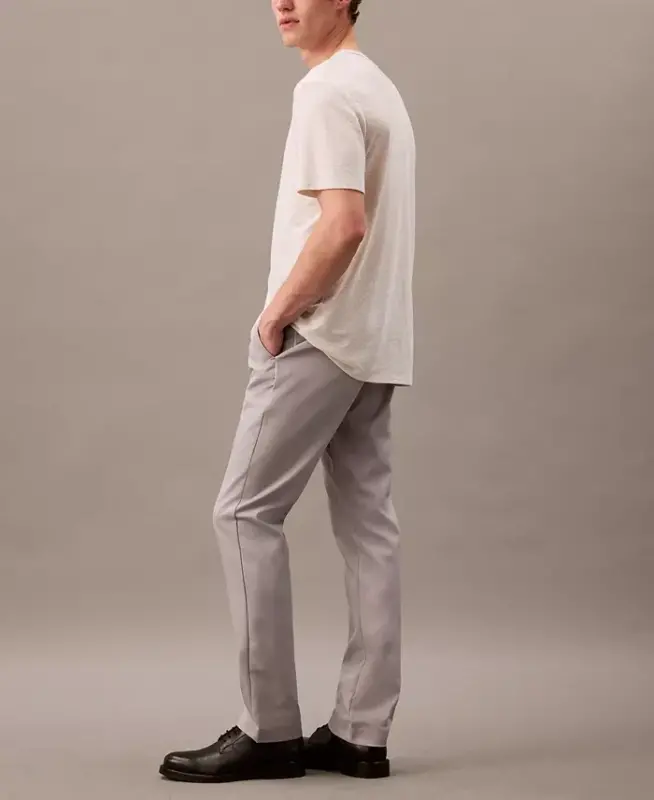 Men's Slim-Fit Modern Stretch Chino Pants - Alloy - 2