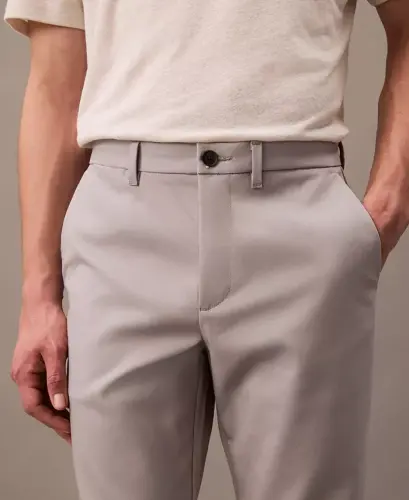 Men's Slim-Fit Modern Stretch Chino Pants - Alloy - 3