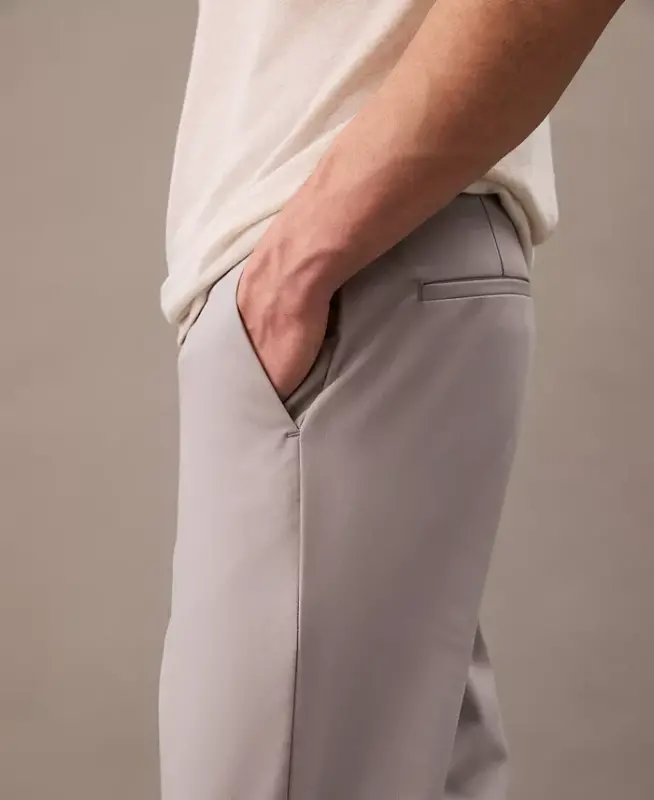 Men's Slim-Fit Modern Stretch Chino Pants - Alloy - 4