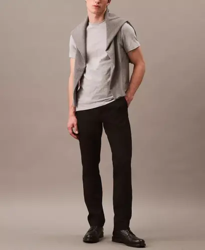 Men's Slim-Fit Modern Stretch Chino Pants-Black 