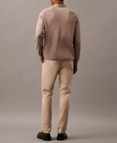 Men's Slim-Fit Modern Stretch Chino Pants-Cantucci Tan - 4