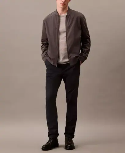Men's Slim-Fit Modern Stretch Chino Pants-Sky Captain 