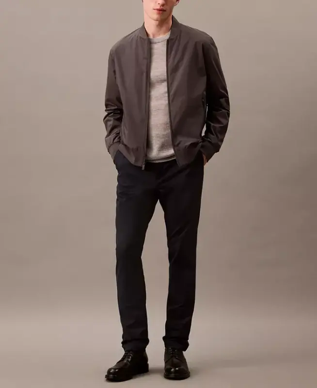 Men's Slim-Fit Modern Stretch Chino Pants-Sky Captain - CALVIN KLEIN