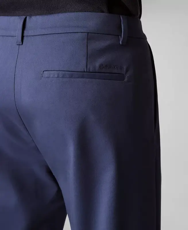 Men's Slim-Fit Modern Stretch Chino Pants-Vintage Indigo - 5