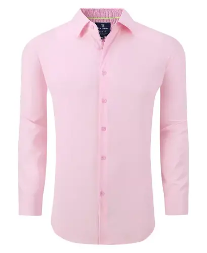 Men's Slim Fit Performance Solid Button Down Shirt 