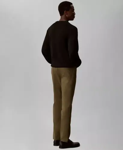 Men's Slim-Fit Performance Stretch Pants - Olive Night - 4