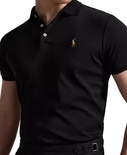 Men’s Slim-Fit Soft Cotton Polo Shirt - 4