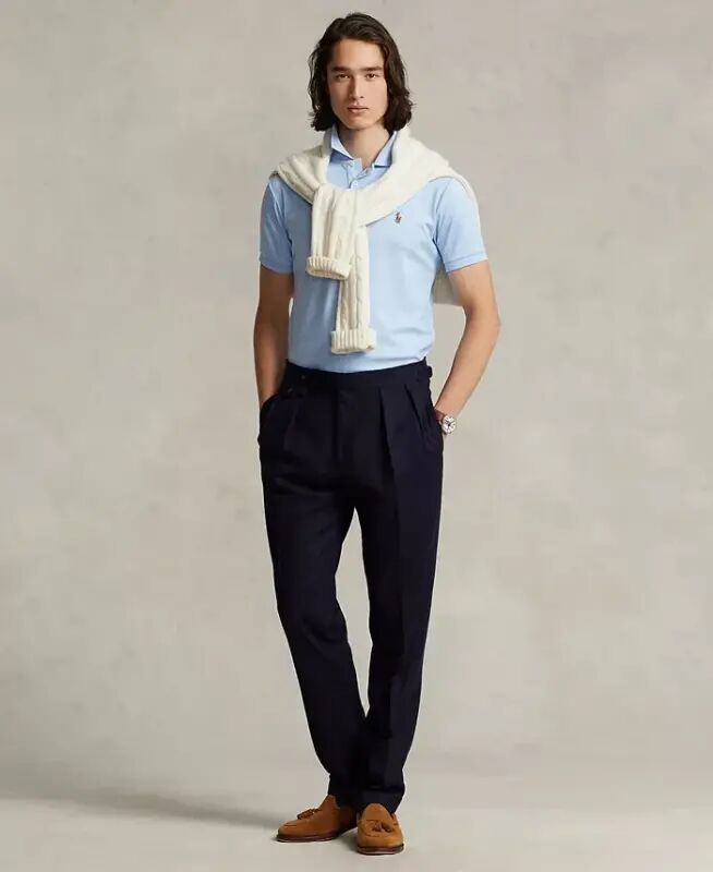 Men’s Slim-Fit Soft Cotton Polo Shirt - POLO RALPH LAUREN