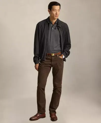 Men’s Slim-Fit Soft Cotton Polo Shirt - Windsor Heather - Polo Ralph Lauren (1)