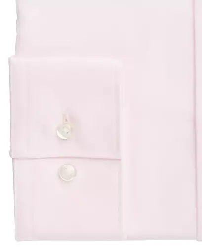 Men's Slim Fit Solid Dress Shirt - Light Pink - 3