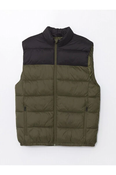 Men's Slim Fit Stand Collar Puffer Vest - LC WAIKIKI