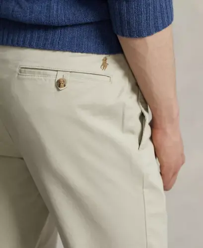 Men's Slim-Fit Stretch Chino Pants-Classic Stone - 2