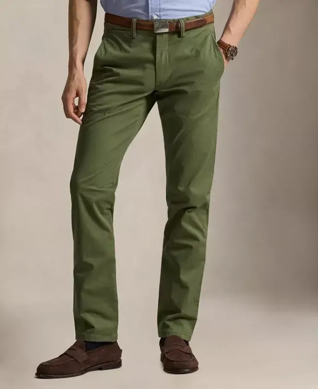 Men's Slim-Fit Stretch Chino Pants - Garden Trail - 1