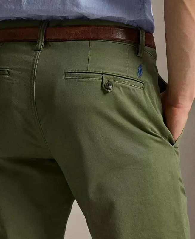 Men's Slim-Fit Stretch Chino Pants - Garden Trail - 3