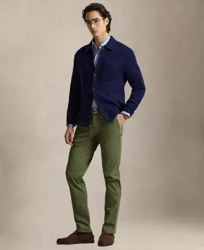 Men's Slim-Fit Stretch Chino Pants - Garden Trail - POLO RALPH LAUREN (1)