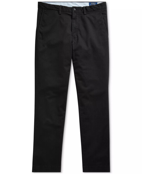 Men's Slim-Fit Stretch Chino Pants Polo Black - 3