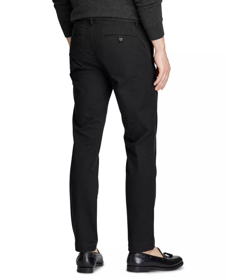 Men's Slim-Fit Stretch Chino Pants Polo Black - 5