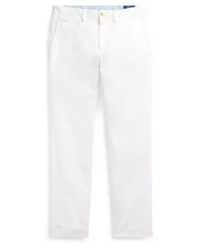 Men's Slim-Fit Stretch Chino Pants - WHITE - 5