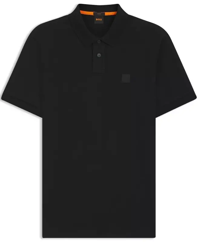 Men's Slim-Fit Stretch-Cotton Logo Patch Polo Shirt - 5