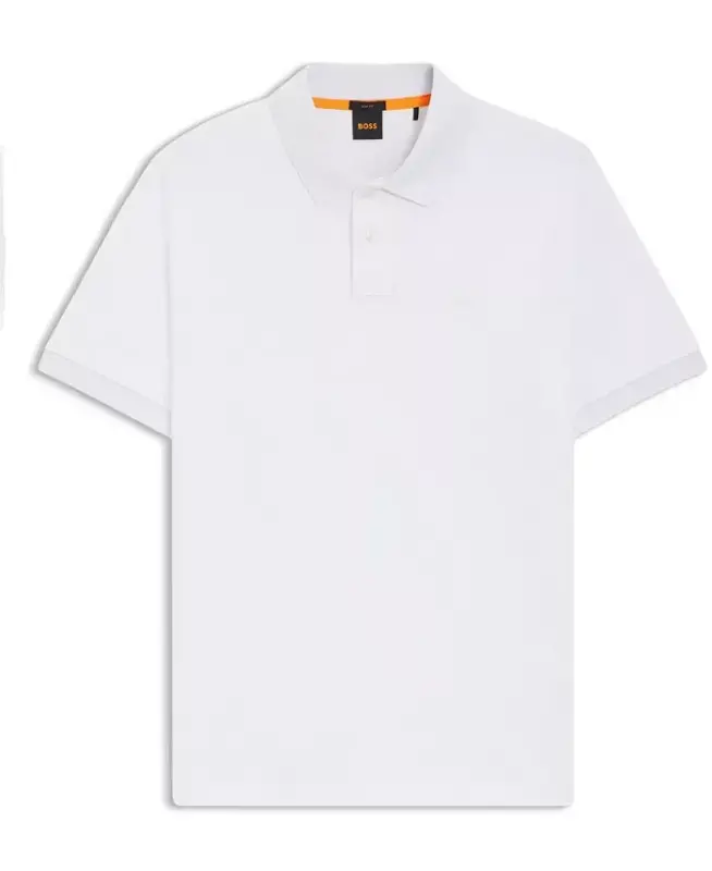 Men's Slim-Fit Stretch-Cotton Logo Patch Polo Shirt - 4