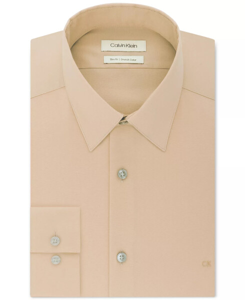 Men's Slim-Fit Stretch Dress Shirt, Online Exclusive Created for Modazone Camel - 3