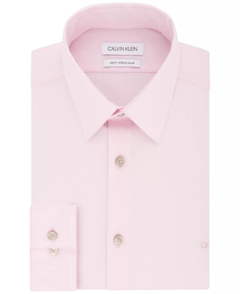 Men's Slim-Fit Stretch Dress Shirt, Online Exclusive Created for Modazone-Pink - CALVIN KLEIN
