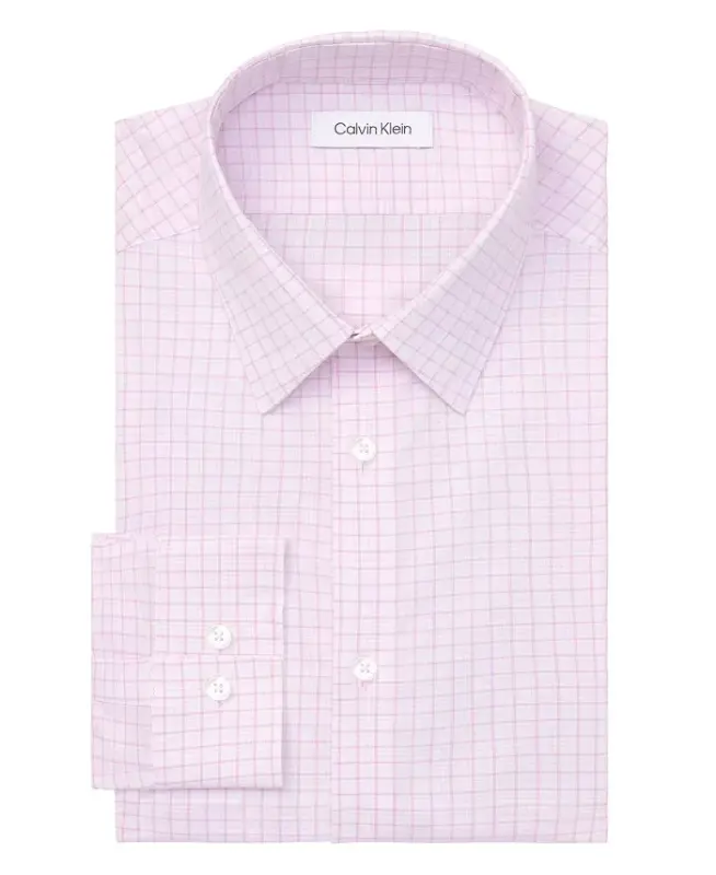 Men's Slim-Fit Stretch Dress Shirt, Online Exclusive Created for Modazone - Pink - 3