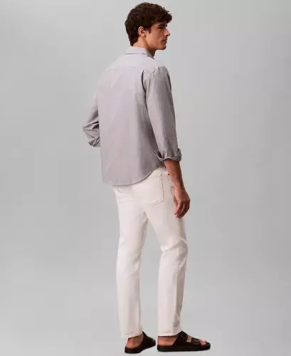 Men's Slim-Fit Stretch Jeans - Chalk White - 6