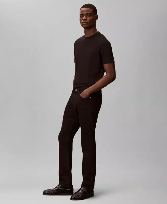 Men's Slim-Fit Stretch Jeans - CK Classic Black - 4