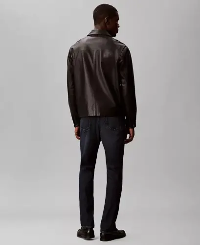 Men's Slim-Fit Stretch Jeans - Klein Blue Black - 5