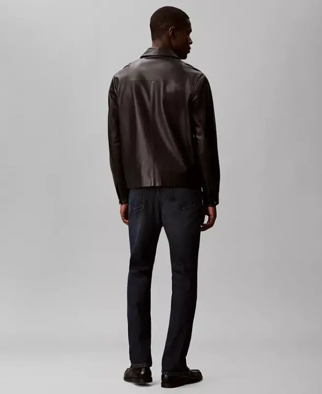 Men's Slim-Fit Stretch Jeans - Klein Blue Black - 5