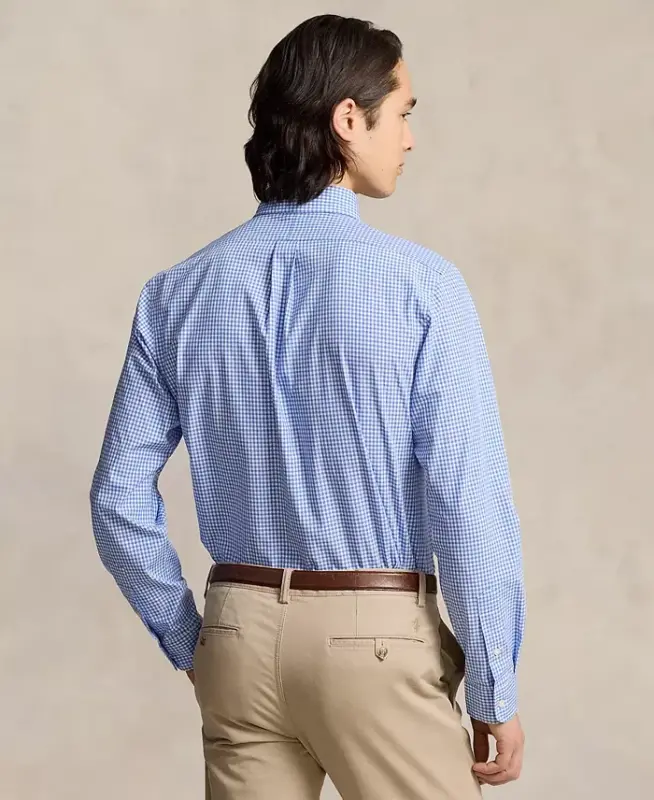 Men's Slim-Fit Stretch Poplin Shirt - 2