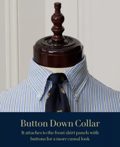 Men's Slim-Fit Stretch Poplin Shirt - 7