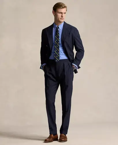 Men's Slim-Fit Stretch Poplin Shirt - 4