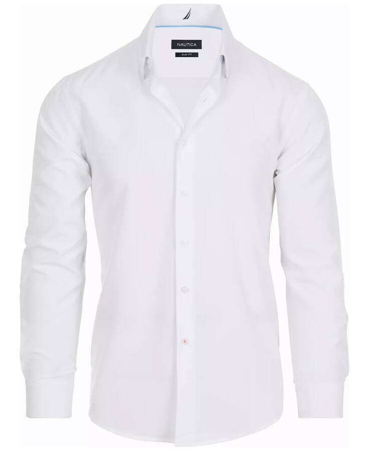 Men's Slim Fit Supershirt Dress Shirt White - 9