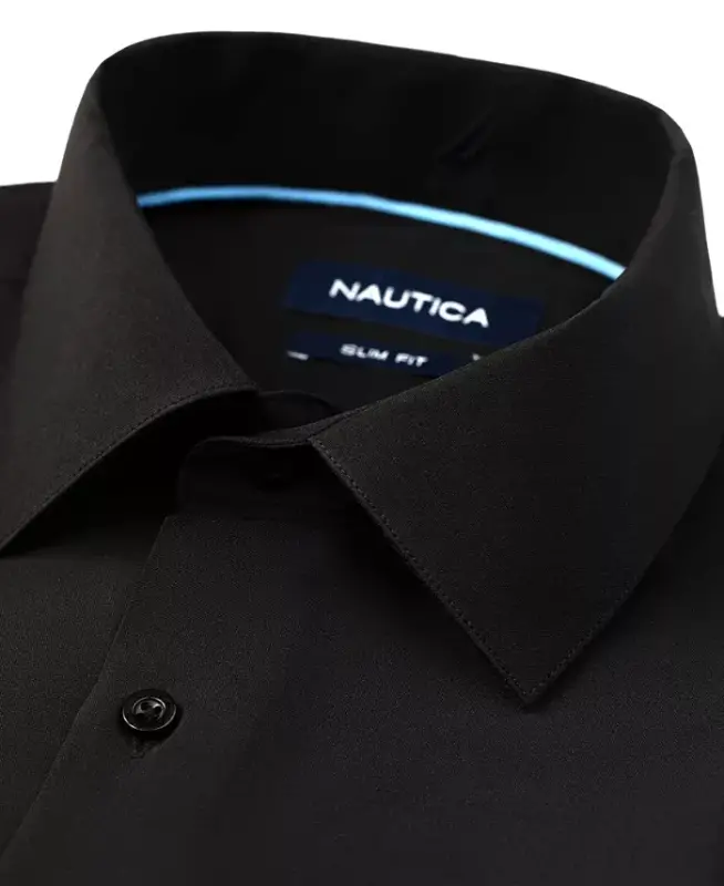 Men's Slim Fit Supershirt Ko'ylak - Qora - 6