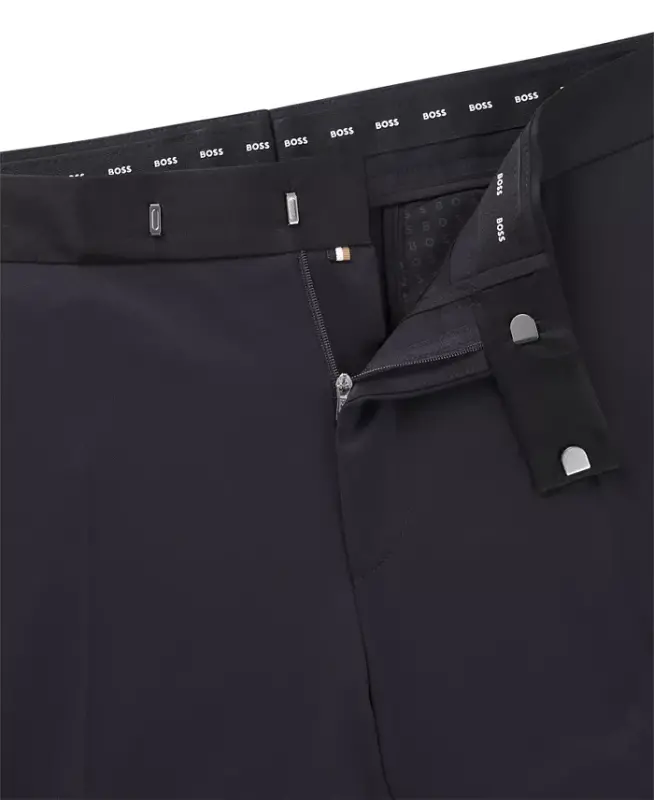 Men's Slim-Fit Tuxedo Trousers - 4