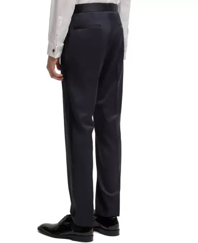 Men's Slim-Fit Tuxedo Trousers - 5