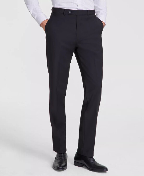 Men's Slim-Fit Wool-Blend Stretch Suit Pants - CALVIN KLEIN