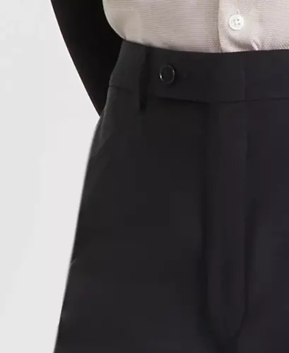 Men's Slim-Fit Wool-Blend Stretch Suit Pants - 6