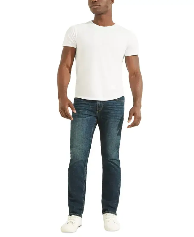 Men's Slim Straight Fit Jeans -Blue Guitar - GUESS