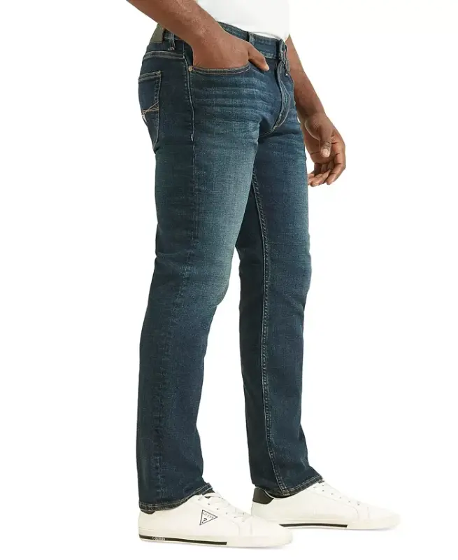 Men's Slim Straight Fit Jeans -Blue Guitar - 2