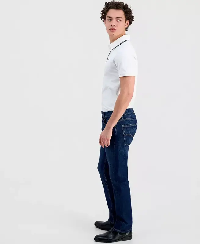 Men's Slim Straight Fit Jeans -Blue Guitar - 5